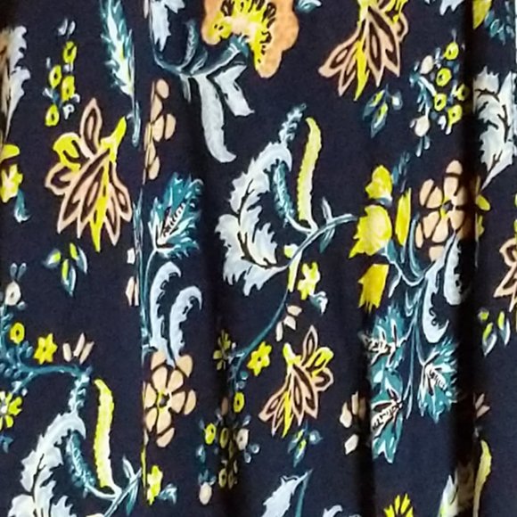 TORRID MIXED FLORAL PRINT GAUZE LONGLINE KIMONO - Picture 3 of 4